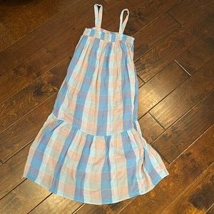 Ann Taylor LOFT - Beautiful Blue/Pink - XXS Petite with Pockets!